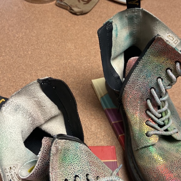 Dr.Marten 1460 Pascaly Iridescent Combat Boots - Picture 15 of 15